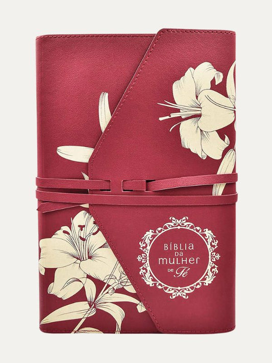 Bíblia da Mulher de Fé NVI Lírios do Campo