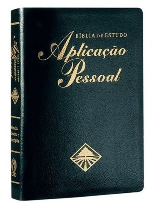 Bíblia de  Estudo Aplicação Pessoal, capa preta GR - CPAD
