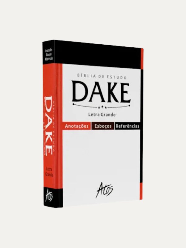 Bìblia de Estudo Dake| Letra grande | Capa Dura Branca