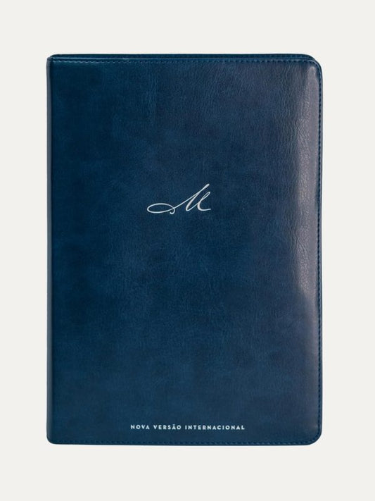 Bíblia de Estudo MacArthur I NVI I Capa Luxo Azul