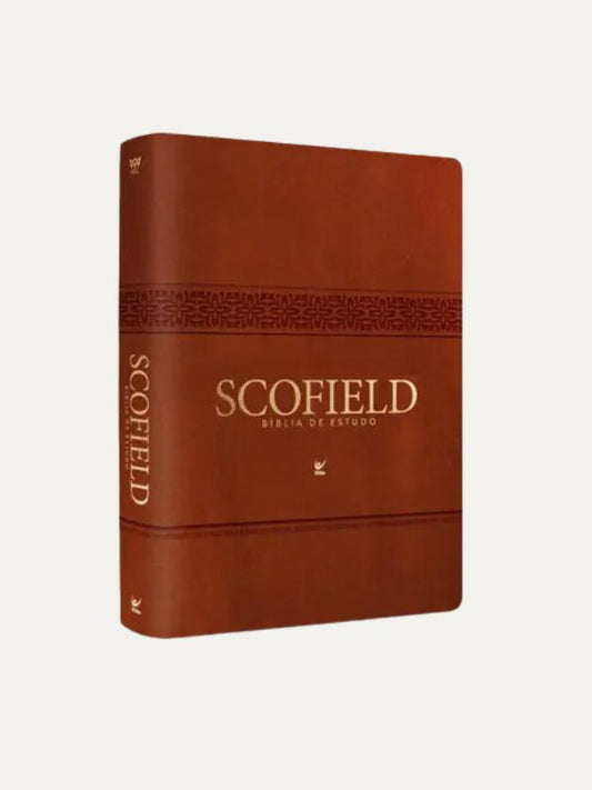 Bíblia de Estudo Scofield | AEC | Capa Marrom Luxo
