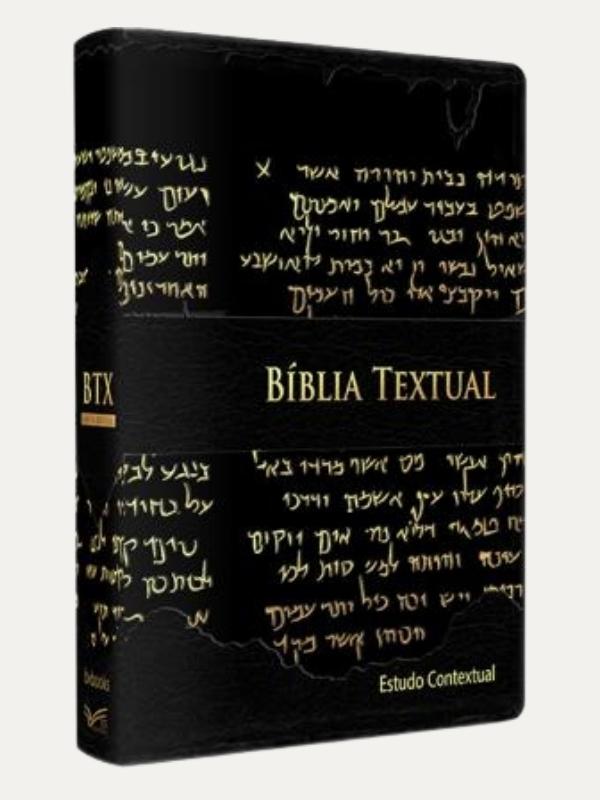 Bíblia de Estudo Textual | Letra Gigante | Luxo | Preta