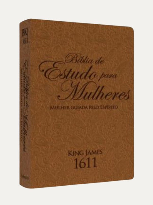 Bíblia de Estudo para Mulheres I King James 1611 I Marrom