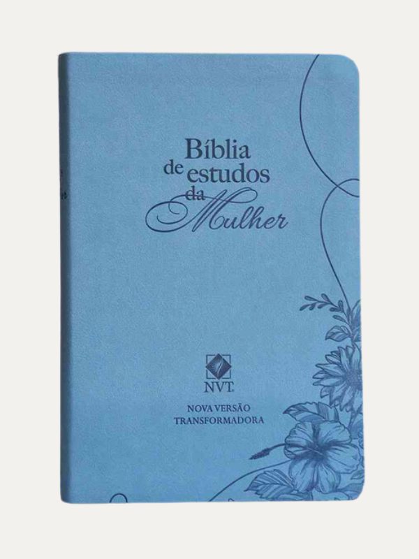 Bíblia de Estudos da Mulher I NVT I Capa Luxo Azul