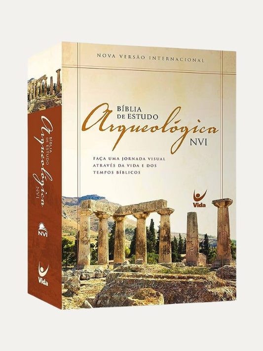 Bíblia de estudo Arqueológica, capa dura - Vida