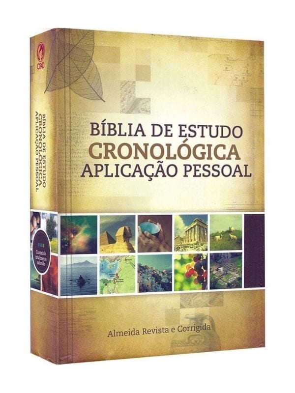 Bíblia de estudo Cronológica Aplicação Pessoal , tarja marrom - CPAD