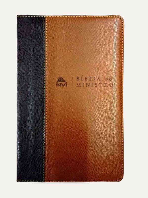 Bíblia do Ministro | marrom claro e escuro