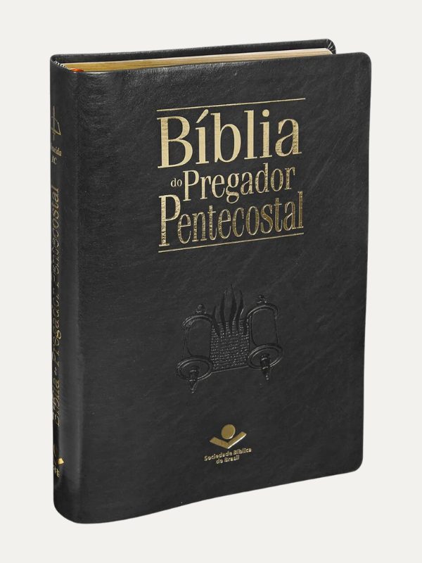 Bíblia do Pregador Pentecostal preto nobre - ARC - SBB