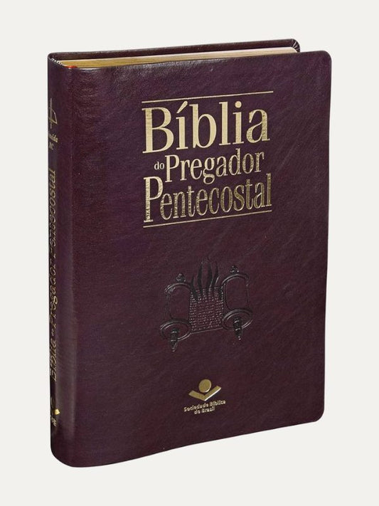 Bíblia do Pregador Pentecostal vinho nobre - ARC - SBB