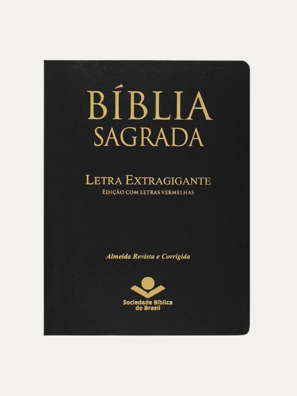 Bíblia letra Extra Gigante c/lv preta - ARC
