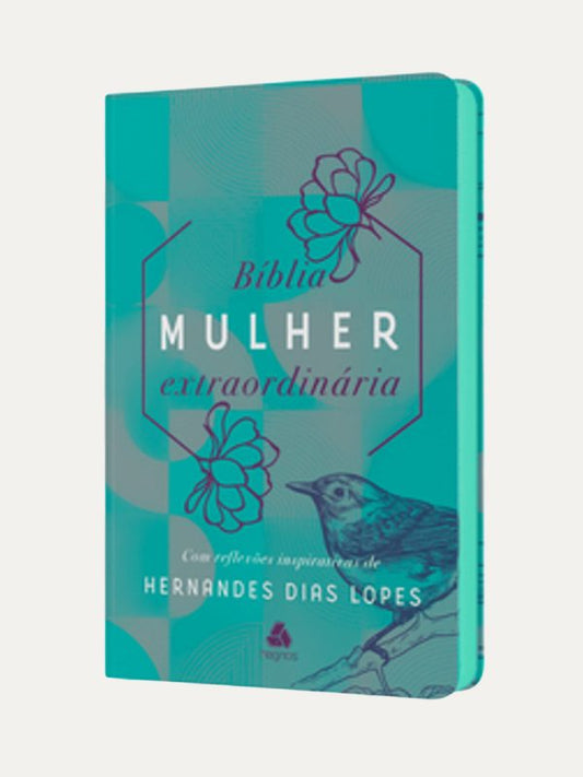 Biblia Mulher Extraordinária I Capa Dura Turquesa I HDL