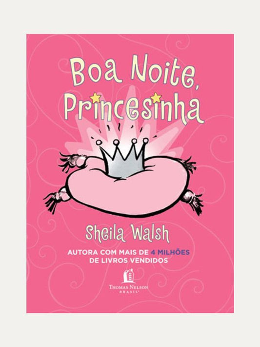 Boa Noite Princesinha I Devocional I Capa Dura Rosa