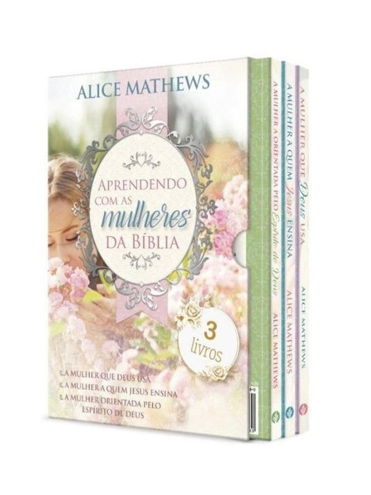 Box Aprendendo Com As Mulheres Da Bíblia | Alice Mathews | Box 3 Volumes