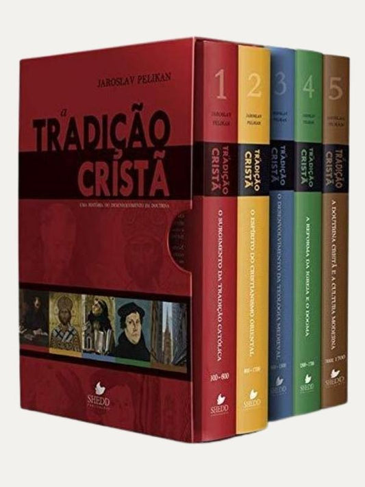 Box Tradição cristã, A - Vols. 1 a 5 I uma história do desenvolvimento da doutrina I Jaroslav P.