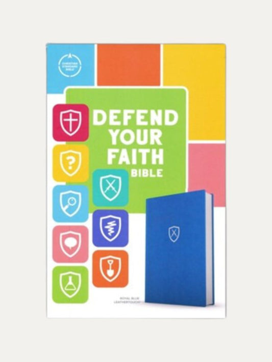 CSB Defend Your Faith Bible I The Apologetics Bible for Kids I Soft imitation leather I blue