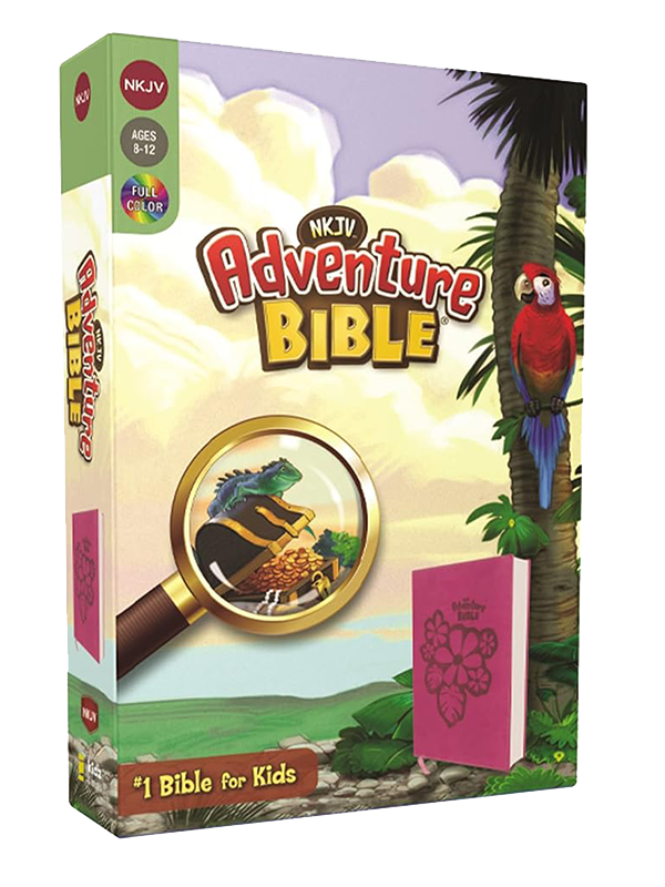 NKJV, Adventure Bible, Leathersoft, Pink, Full Color