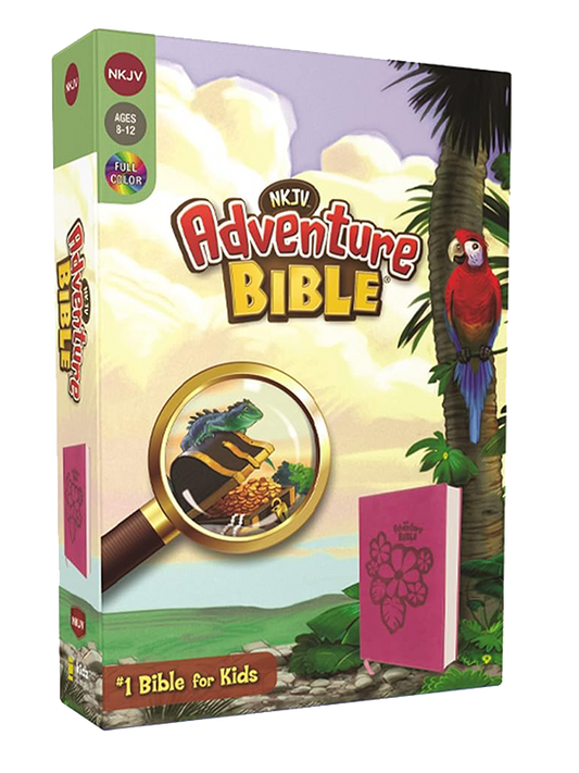 NKJV, Adventure Bible, Leathersoft, Pink, Full Color