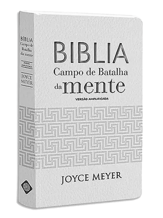 Bíblia Campo de Batalha da Mente | NVA | Letra Normal | Capa Luxo Branca