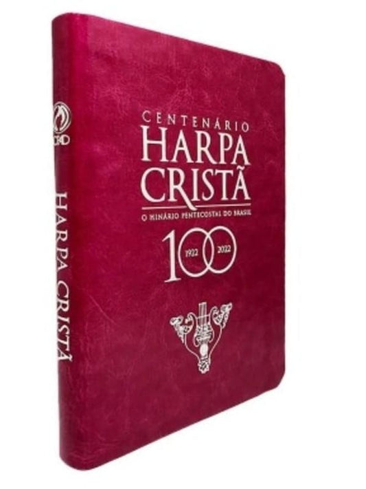 Harpa Cristã Centenário Luxo Rosa