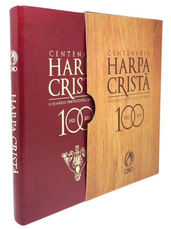 Harpa Cristã Centenário Vinho Luxo