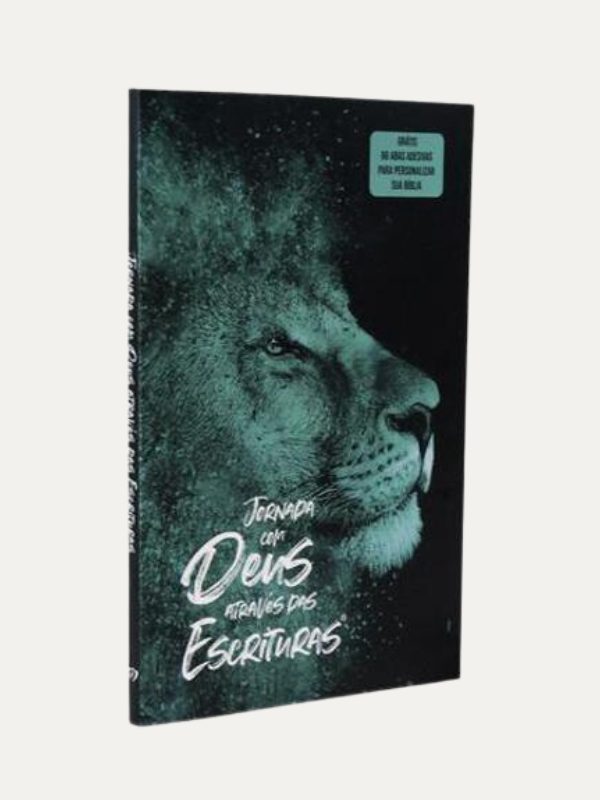 Jornada com Deus através das Escrituras I Capa Leão Azul