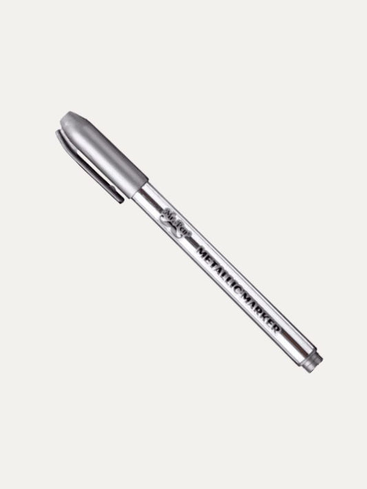 Marcador Metálico Prata