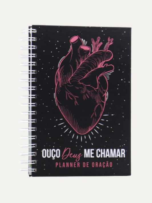 Ouço Deus me Chamar I Capa Dura I Planner de Oração I Coração