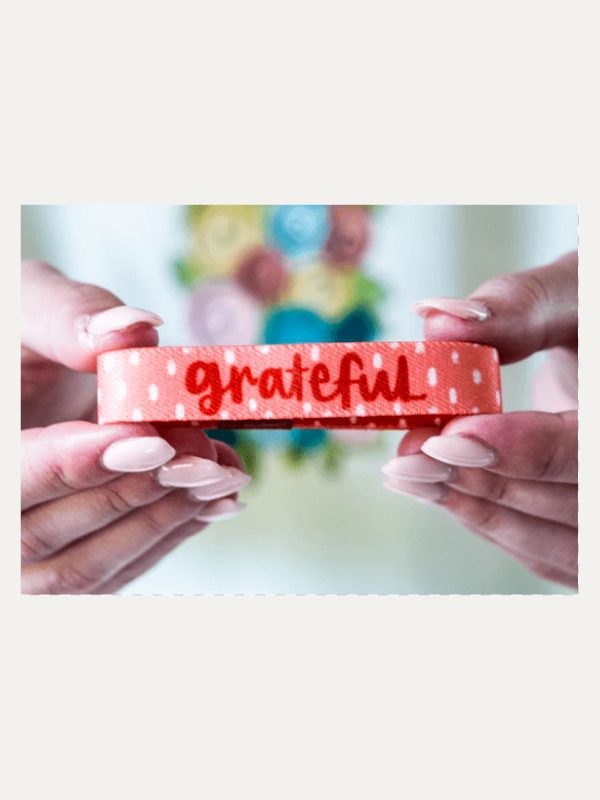 Pulseira Elástica Reversível I Grateful I Bracelet