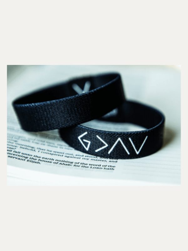 Pulseira Infantil Flexível I God is greater than the highs and lows