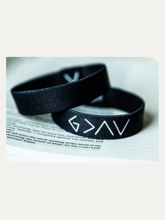 Pulseira Infantil Flexível I God is greater than the highs and lows