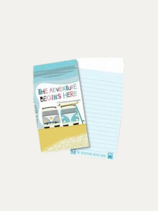 The Adventure Begins Here I Notepad I Bloco de Anotações