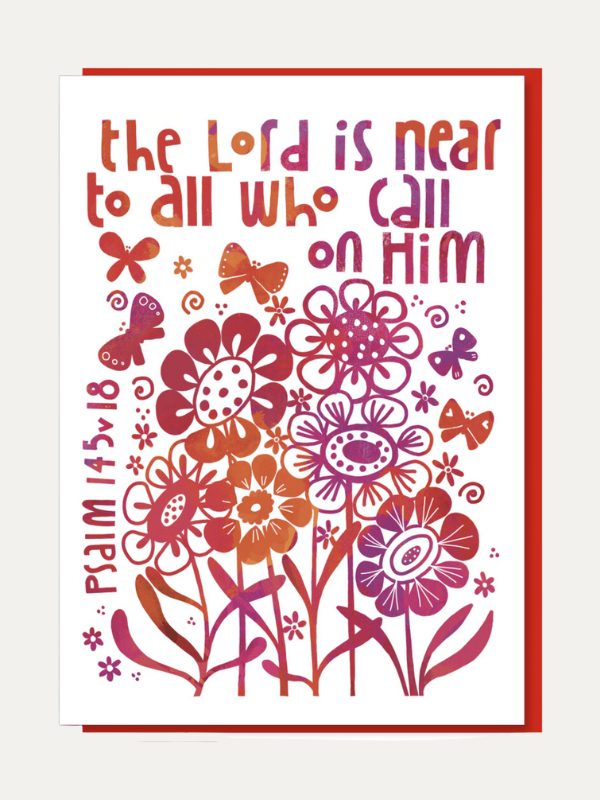 The Lord is near Greetings Card I Cartão