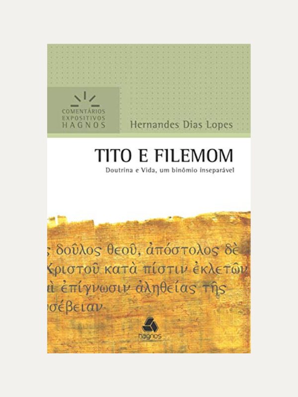 Tito e Filemon Com. Expositivos, HDL - Hagnos