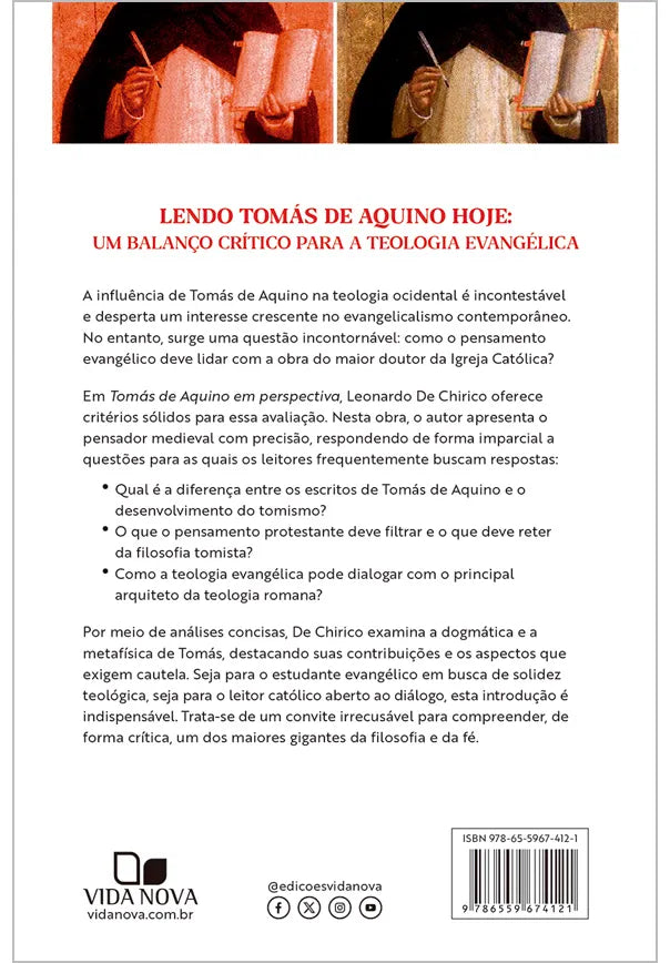 Tomas de Aquino em perspectiva | Leonardo de Chirico | Vida Nova