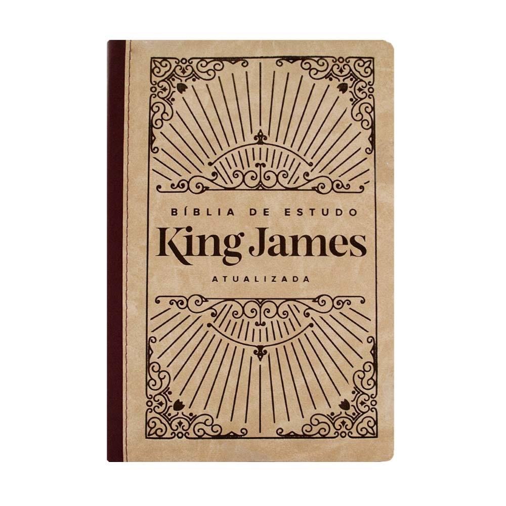 Bíblia de Estudo KJA I Vintage Luxo I Letra Gigante