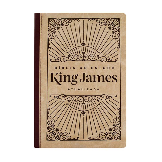 Bíblia de Estudo KJA I Vintage Luxo I Letra Gigante