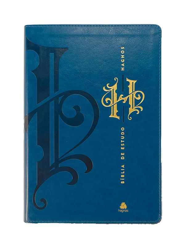 Bíblia de Estudo Hagnos Azul com Notas e Comentários de Harold Willmington