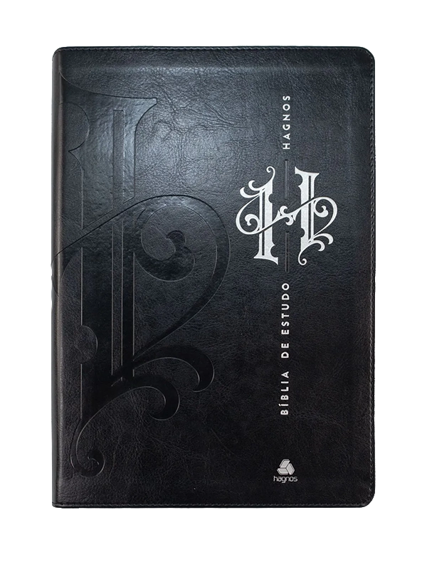 Bíblia de Estudo Hagnos Preta com Notas e Comentários de Harold Willmington