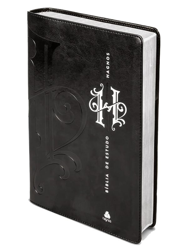 Bíblia de Estudo Hagnos Preta com Notas e Comentários de Harold Willmington