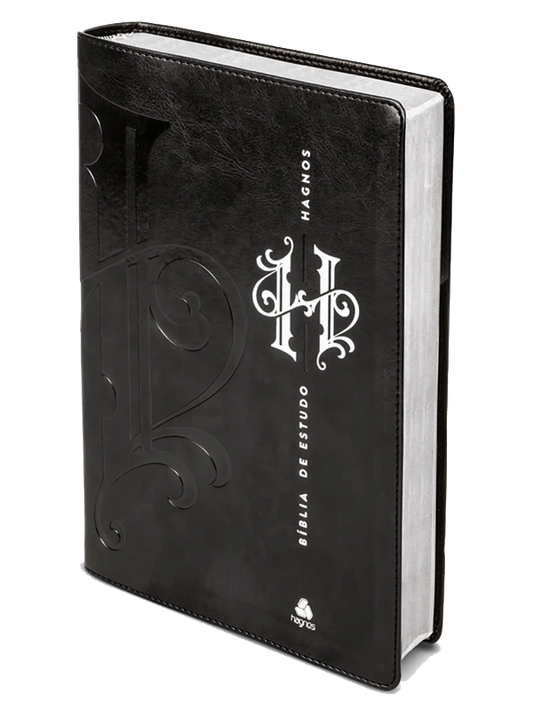 Bíblia de Estudo Hagnos Preta com Notas e Comentários de Harold Willmington
