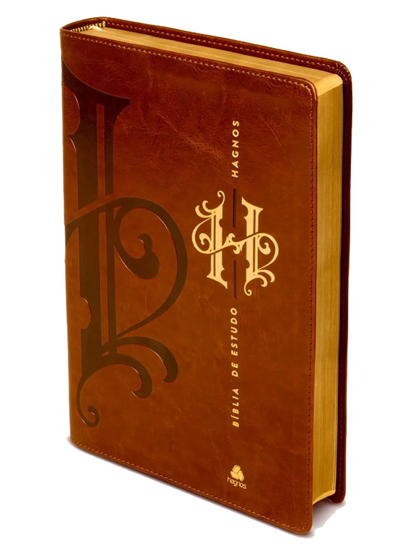 Bíblia de Estudo Hagnos Marrom com notas e comentários de Harold Willmington