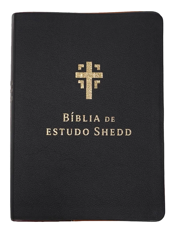 Biblia de Estudo Shedd - Couro Legitimo Preto | Vida Nova