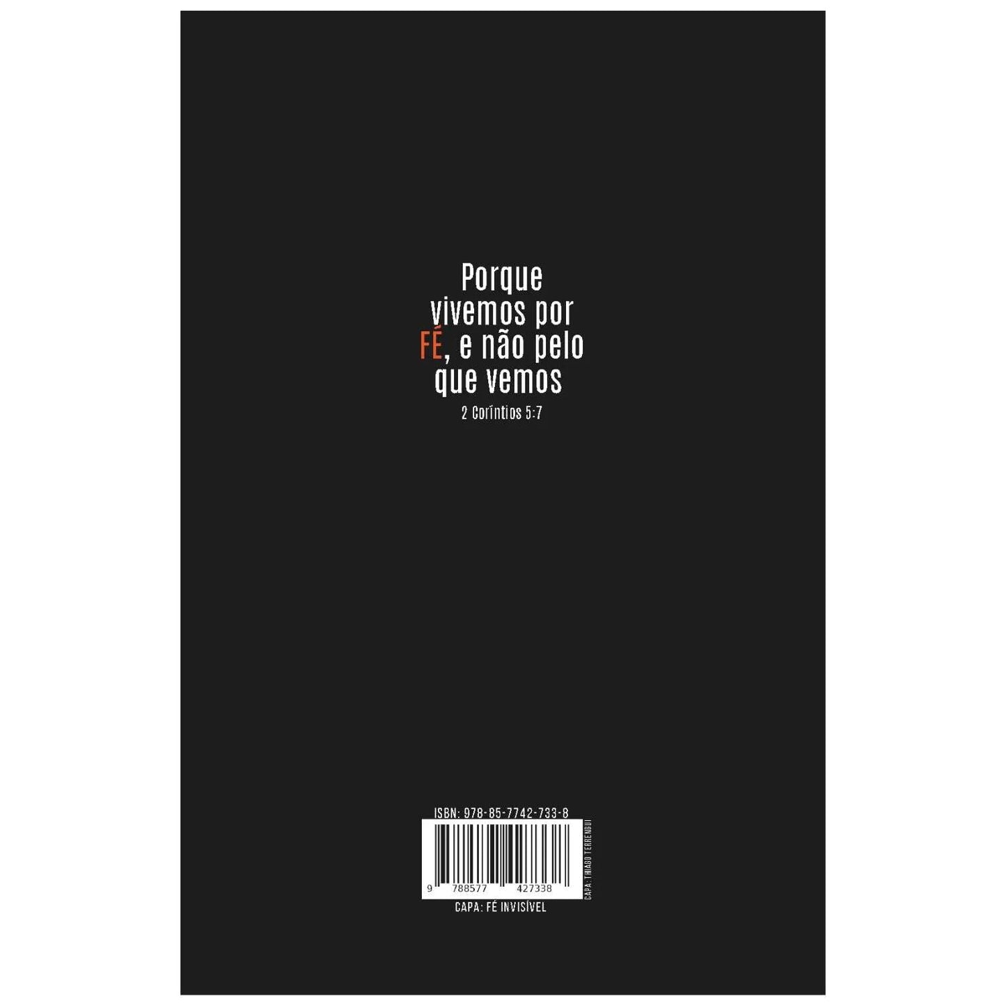 Bíblia Sagrada NVI - Fé Invisivel - Capa Dura - Borda Pintada