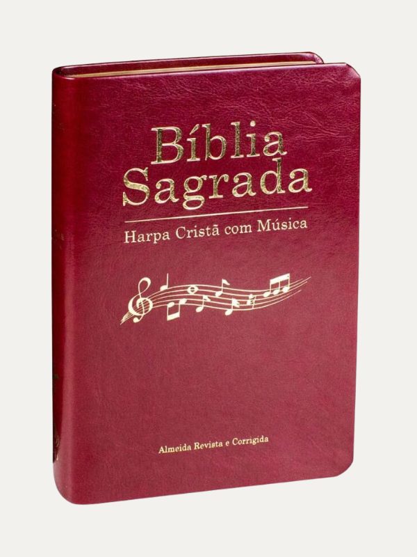 Bíblia Sagrada Harpa Cristã com Música I Vinho