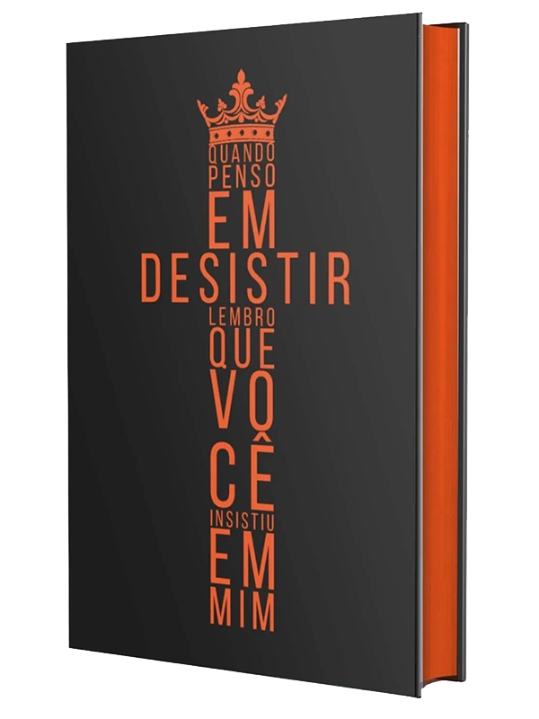 Bíblia Sagrada ACF - Letra Normal - Deus é Comigo - Capa Dura - Borda Pintada