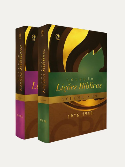 Coleção lições bíblicas (1971-1980) I Vol. 8 e Vol. 9