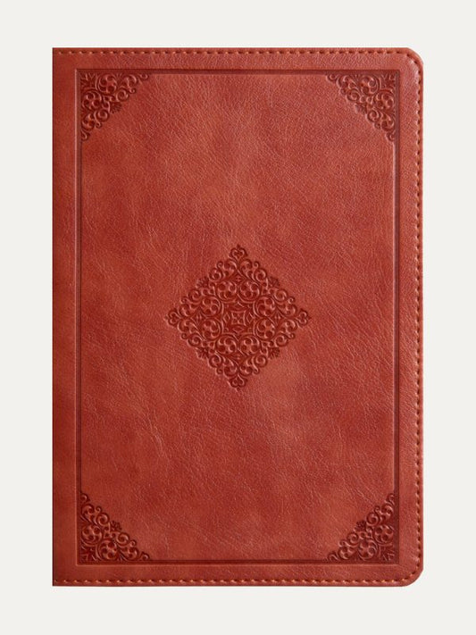 ESV Large Print Compact Bible I Soft leather I Terracotta
